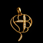 Load image into Gallery viewer, Gold Blossom Pendant Sri Lanka