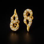 Load image into Gallery viewer, Infinity Gold Earrings Sri Lanka