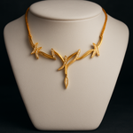 Load image into Gallery viewer, Whispers of the Golden Vine Elegance Necklace