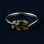 Load image into Gallery viewer, White Gold Ring Sri Lanka