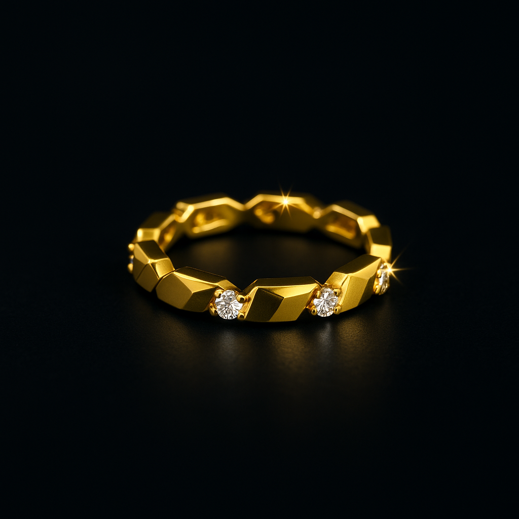 Geometric Glow Ring