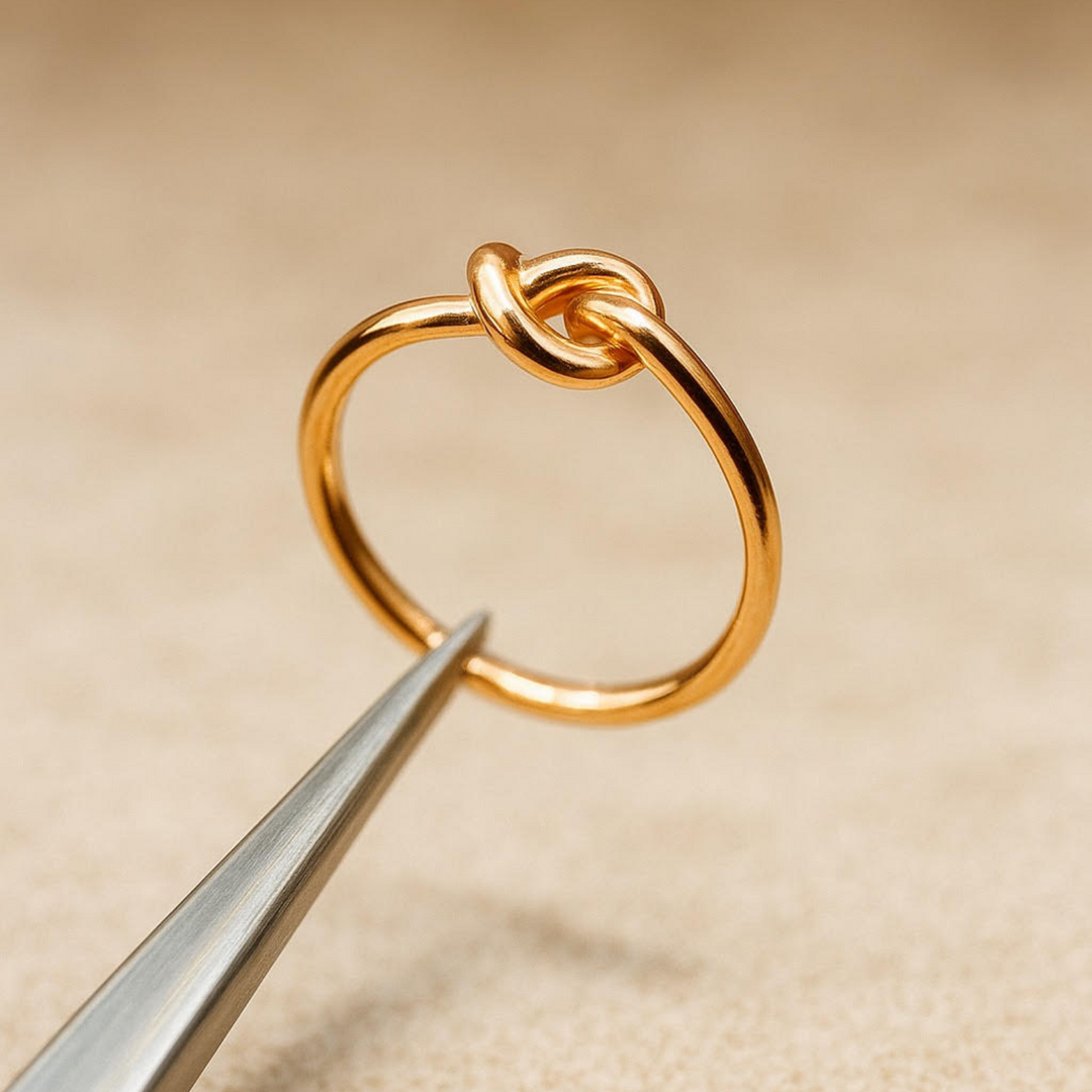 Love Knot Rose Gold Ring