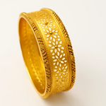 Load image into Gallery viewer, Heritage Golden Lace Filigree Bangle
