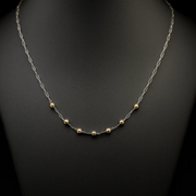 Dual Tone Chain Necklace Sri Lanka