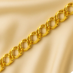 Load image into Gallery viewer, Twist Link Gold Bracelet
