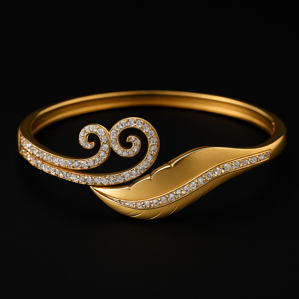 Golden Whisper Bangle
