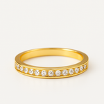 Load image into Gallery viewer, Eternal Glow Diamond Channel-Set Band Ring
