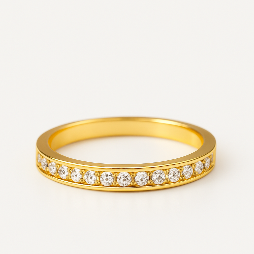 Eternal Glow Diamond Channel-Set Band Ring