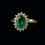 Load image into Gallery viewer, Emerald Ring Sri Lanka
