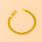Load image into Gallery viewer, Golden Woven Mesh Bracelet
