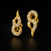 Infinity Gold Earrings Sri Lanka