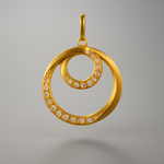 Load image into Gallery viewer, Spiral Pendant Sri Lanka
