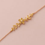 Load image into Gallery viewer, Gold Floral Vine Bracelet
