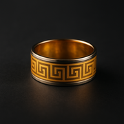 Two-Tone Band Ring Sri Lanka